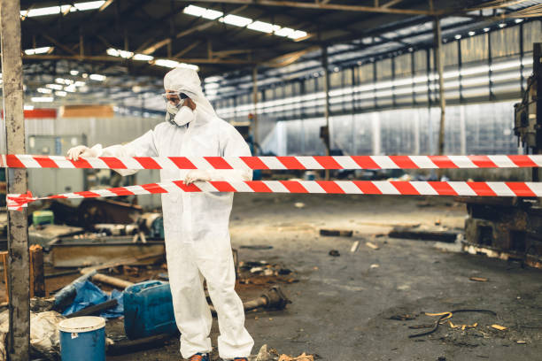Professional Biohazard technician working in Poulsbo, WA